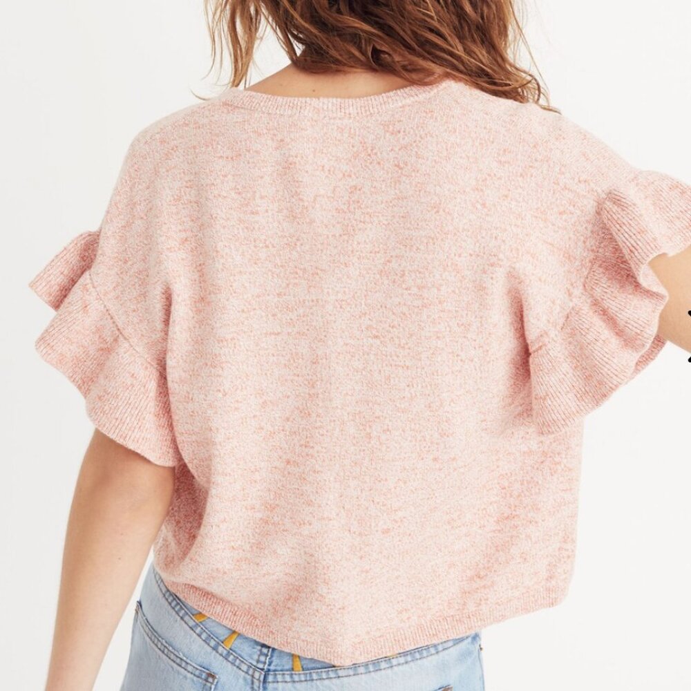 Madewell Ruffle-Sleeve Sweater Tee - Picture 3 of 4